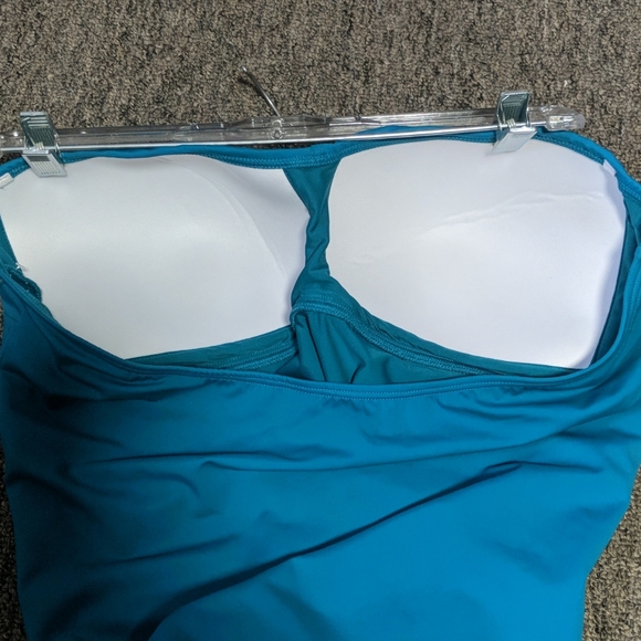 NFSD52023 Loft Beach One Piece Bandeau Swim Suit Size 16 🆕 - Picture 6 of 9